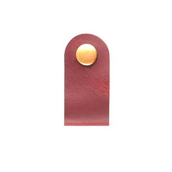 3 шт. спилок унисекс Винтаж Творческий кожаный клип простой брелок для ключей кабели для Micro USB кабель зарядное устройство данных Шнуры линии - Цвет: Red