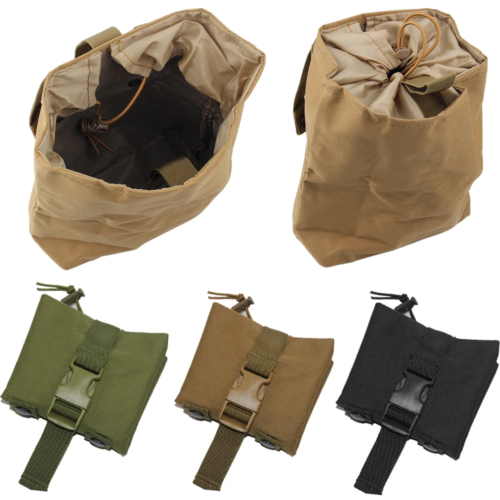 

Tactical Foldable Magazine Pouch Molle Waist Bag Three Fold Mag Recovery Pocket Pouch Military Accessory