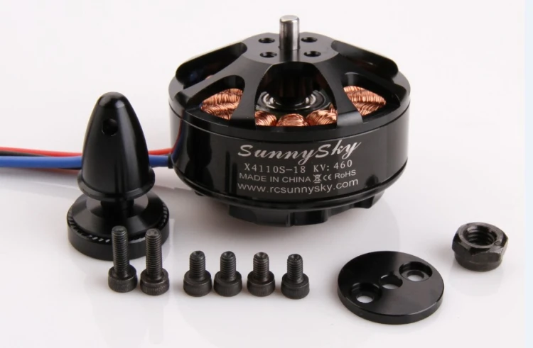 

Original Sunnysky X4110S 340KV 400KV 460KV 580KV 680KV 4S 6S Brushless Motor for Multicopter Quadcopter RC Airplane
