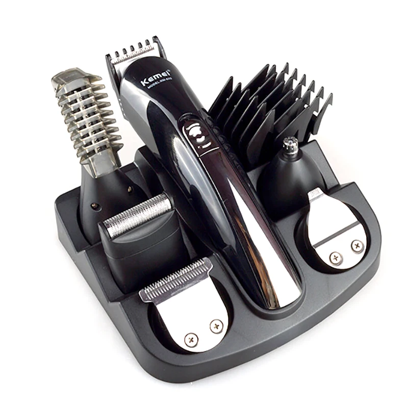 6 в 1 Многофункциональный Для мужчин электрические бритвы Перезаряжаемые триммер для удаления волос триммер для бритья бороды бритвы Для