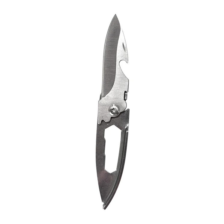 

NEW Outdoor Creative Multitool Folding keychain Field Survival Knife The Multi Purpose Tactical Knife Stainless Steel Knife