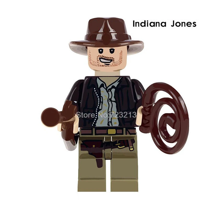 

Single Sale Dr. Henry Indiana Jones Jr. Figure Movie Raiders of the Lost Ark Building Blocks Set Model Kits Bricks Toy