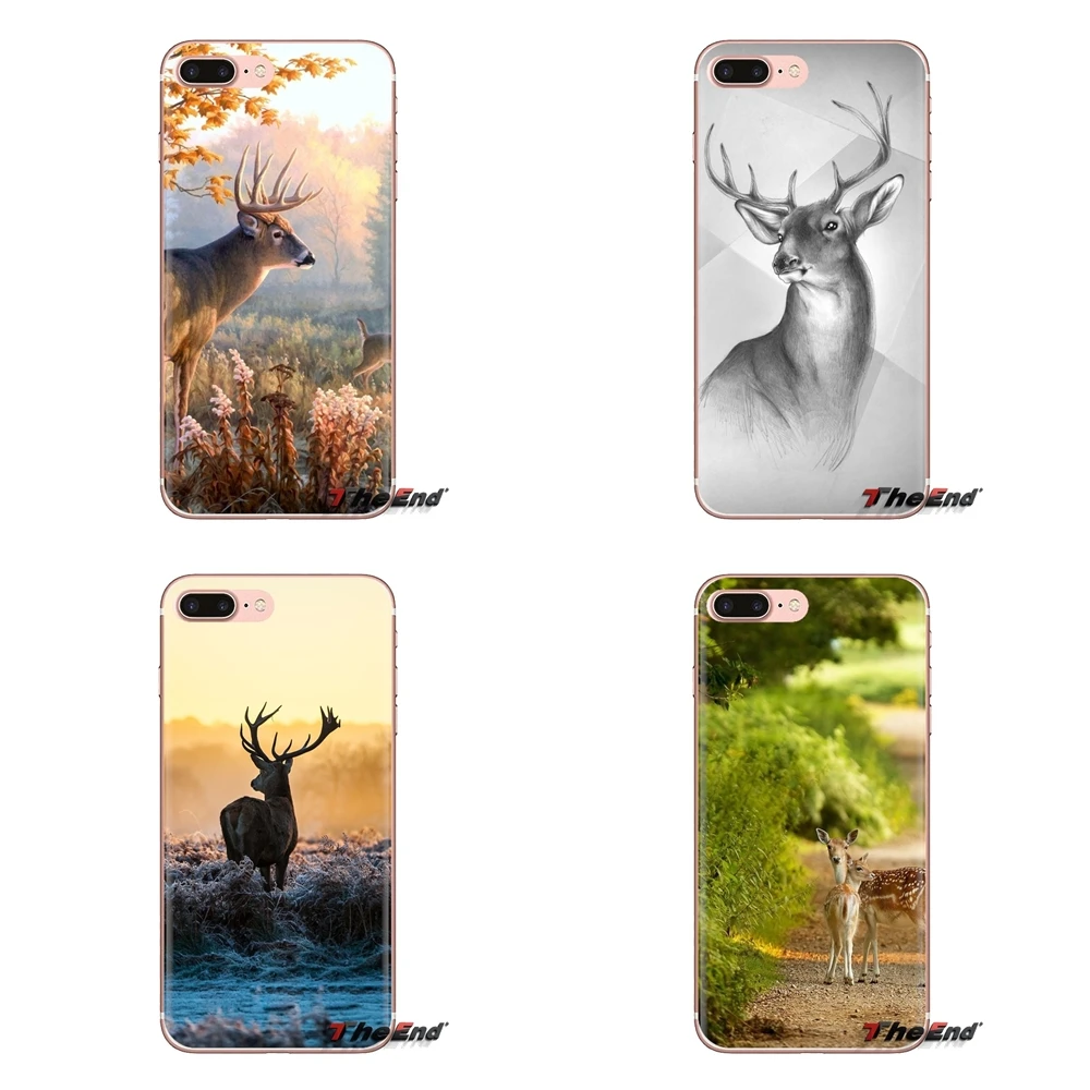 Silicone Phone Cover Bag For Samsung Galaxy J1 J2 J3 J4 J5 J6 J7 J8 Plus 2018 Prime 2015 2016 2017 Deer Pictures Backgrounds |