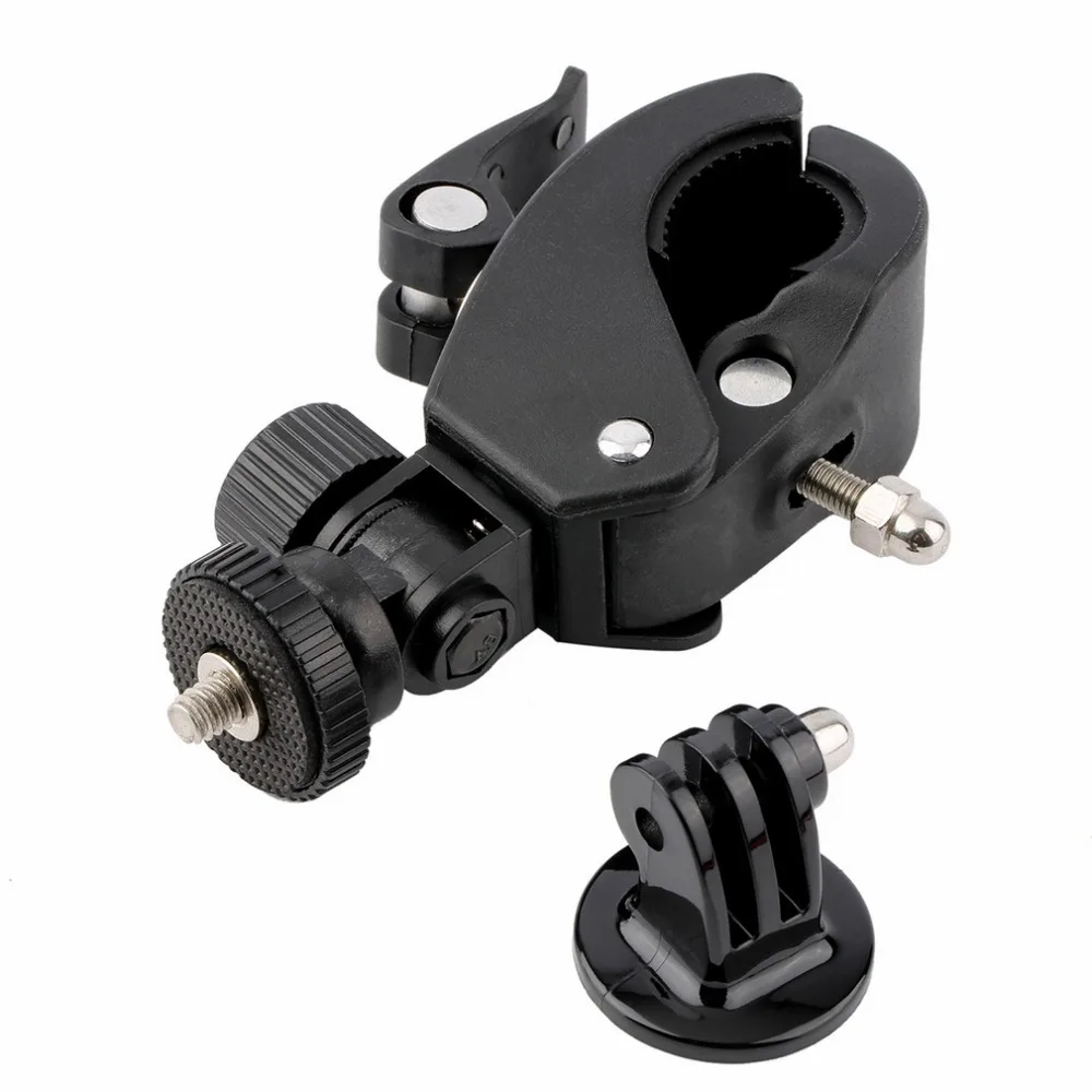 

NEW Bike Bicycle/Motorcycle Handlebar Handle Bar Camera Mount + Tripod Adapter For Gopro Hero3 2 1