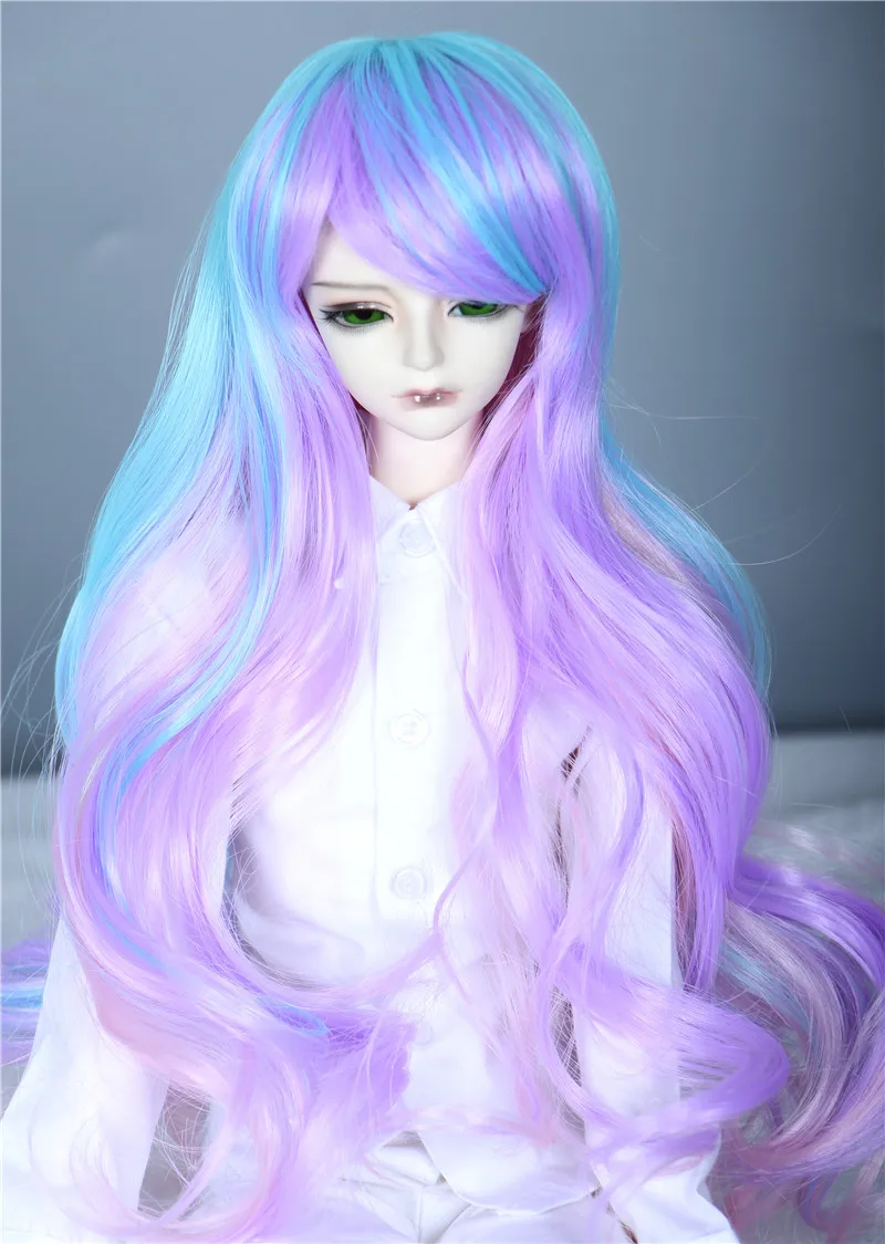 1/3 1/4 1/6 BJD парик Pullip Dal DD SD LUT Dollfie кукла 6 7 8 9 дюймов градиентный кудрявый