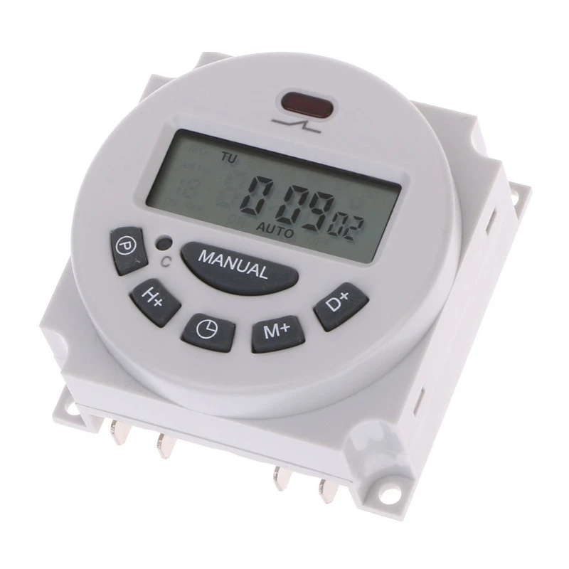 Dc12v ac220v digital lcd weekly programmable time switch relay