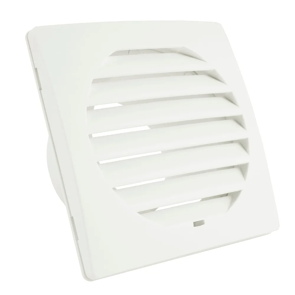 Home Air Vent Grille Ventilation ABS Louver Cover Vents with Anti-Backwatering Baffle for Bathroom Toilet Office Ventilation new
