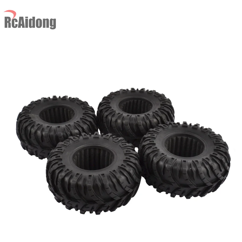4 шт. 2 &quotрезиновые шины для осевого SCX10 RR10 Рейфы 90056 90045 90031 Yeti 1/10 RC Rock Crawler|Детали и