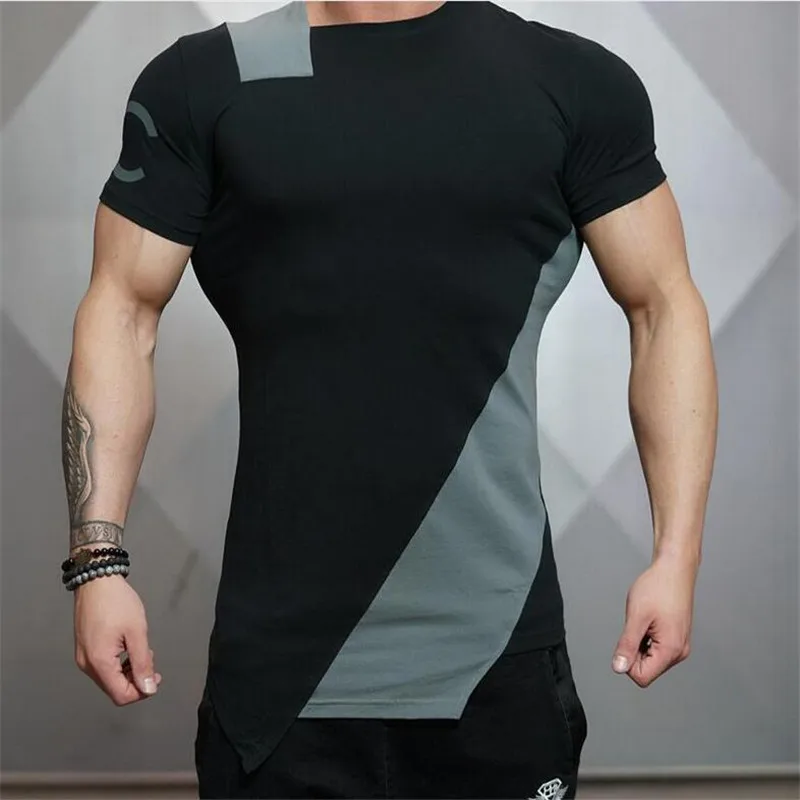 2017 New Brand clothing DC Gyms t shirt mens fitness t shirt homme ...