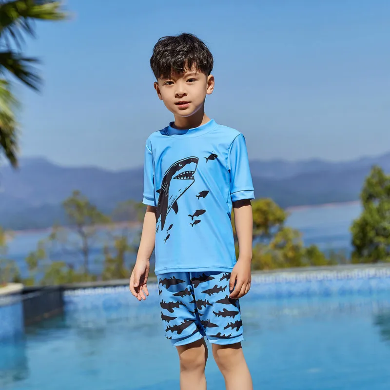 Swimsuit children's boy child swimsuit baby child split swimsuit boy handsome cute sports
