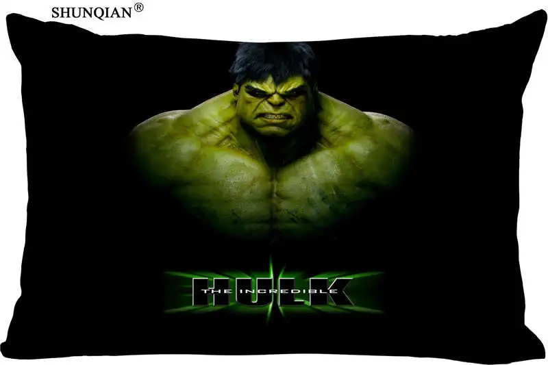 

Custom Zippered Rectangle hulk Pillow Case (Two sides) High Quality Home Textile Pillow cover