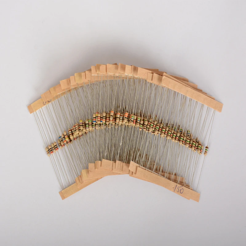 300Pcs 1/4W 5% 10 Ohm ~1M Resistors Assorted Kit Set 30 Kinds Each Value Carbon Film Pack BOX