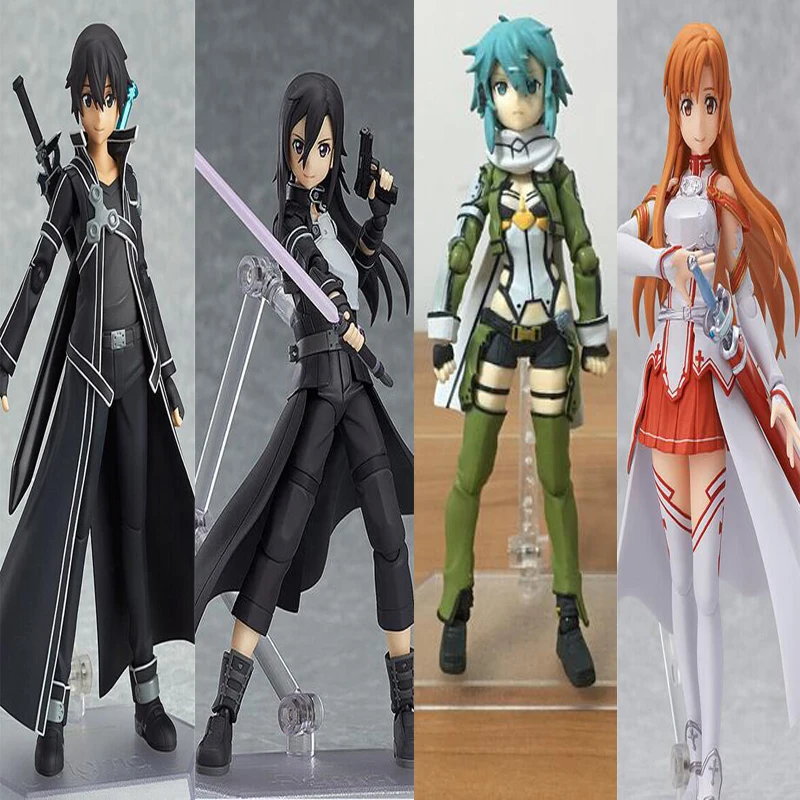 Anime Sword Art Online Kirito Asuna Figure 264# PVC Action