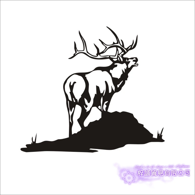 Hunt Sticker Car Hunting Shoot Buck Reideer Decal Hunter Shop Posters Vinyl Wall Decals Decor Chase Mural | Дом и сад