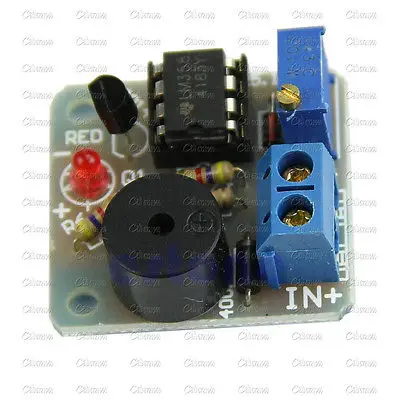 

12V Accumulator Sound Light Alarm Buzzer Prevent Over Discharge Controller