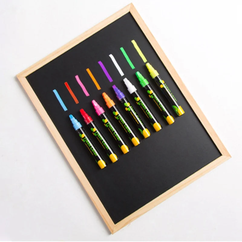 1 шт. креативный цветной стираемый маркер для флуоресцентных ручек, креативный маркер для жидкого мела, корейские канцелярские принадлежности
