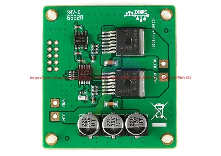 

BTN7971B DC motor drive module, high power H bridge / smart car drive / input signal isolation