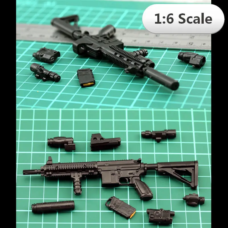 1/6 1:6 для GI Joe 12 &quotэкшн фигурки HK416 пистолет Модель оружие Assult винтовка