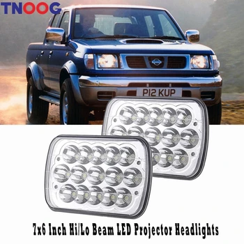 

TNOOG Pair Square 5''x7'' Inch led headlight High Low Beam Headlamp For jeep Wrangler YJ Cherokee XJ Trucks 4X4 Offroad
