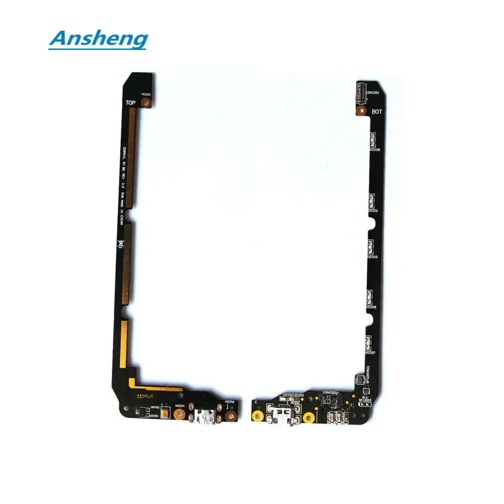 Ansheng USB зарядный порт док-разъем плата гибкий кабель для ASUS Zenfone 2 Selfie 5 ZD551KL Z00UD