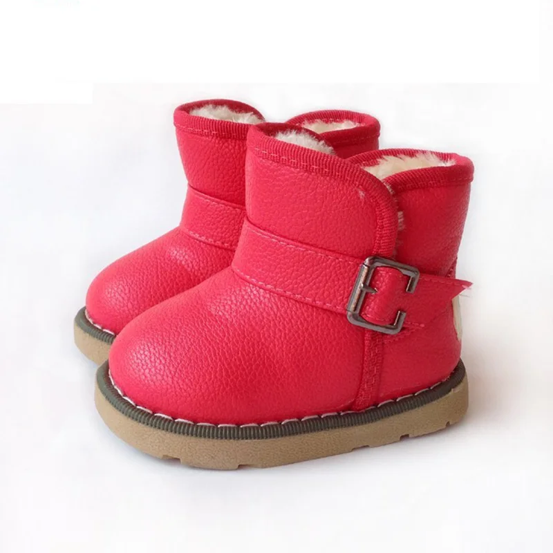 Baby snow boots men and women and children thicker warm cotton shoes