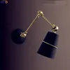 Cut Price IWHD Nordic Iron Swing Long Arm Wall Light Living Room Beside Lamp Modern LED Wall Lights Sconce Arandela Apliques Pared 32818275458