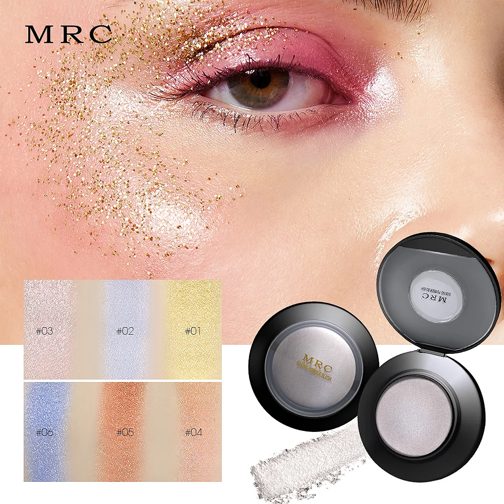 

MRC 6 Colors Makeup Highlighters Powder Face Iluminator Bronzer Shimmer Palette Glow Kit Brighten Cosmetics
