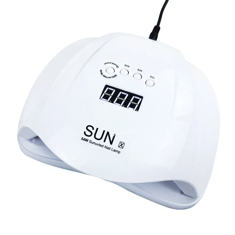 

54W SUNX Lamp Nails Dryer For UV LED Gel Lamp For Manicure Drying Nail Polish Ice Lamp For Nail Manicure Machine