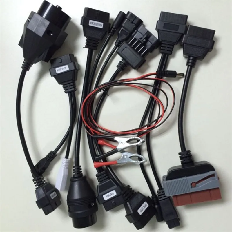 

Adapter Cables For CDP Pro OBD2 OBDII Cars Diagnostic Interface Tool Full set 8 Car Cables For TCS CDP