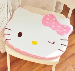 Очень милая 1 шт. 46 см сладкий горошек Hello Kitty Плюшевые Кресла Подушка мягкая игрушка романтический подарок на день Святого Валентина
