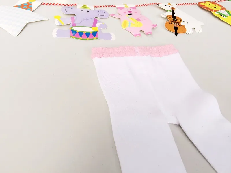 Колготки с кружевами для детей на осень-весну размер от 0 до 36 мес. доступная одежда Китай колготки для новорожденных девочек одежда для детей Рождество симпатичные детские колготки