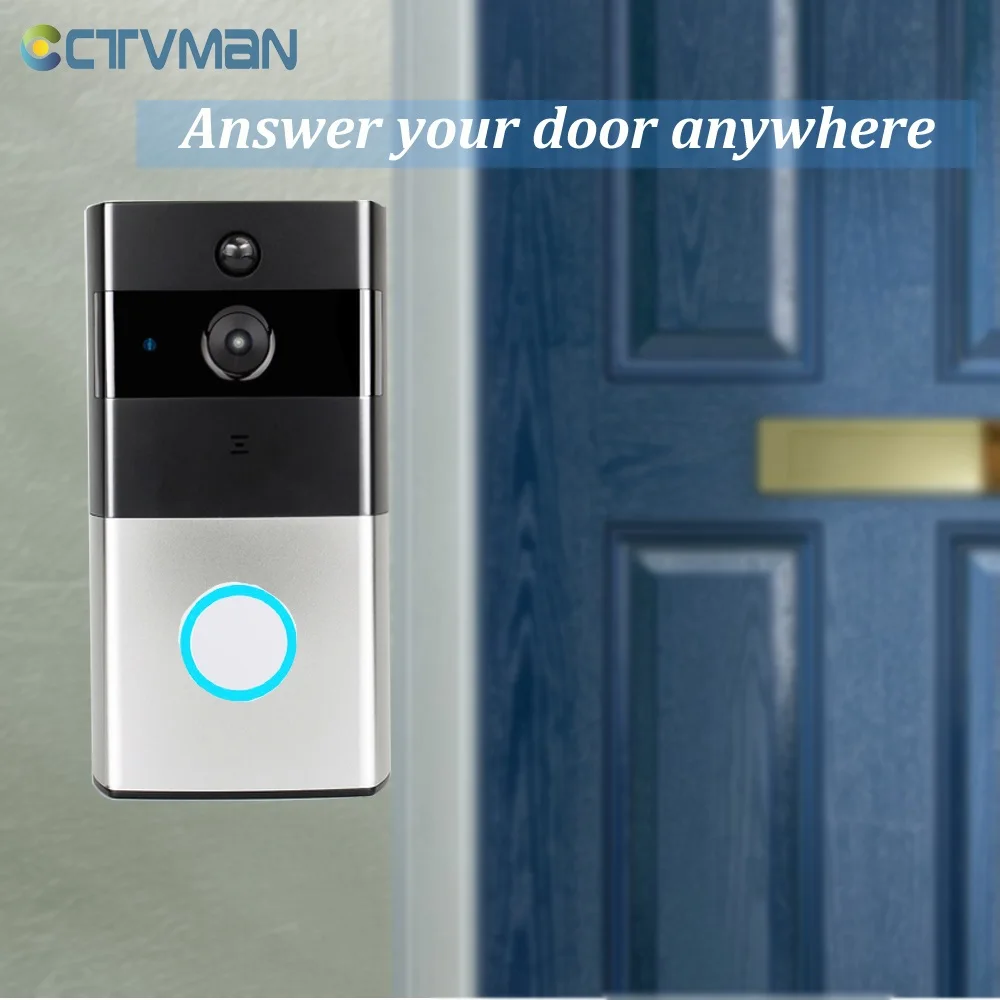 CTVMAN Smart Video Doorbell Door Intercom Video Doorbells House Video Call WirelessWifi Doorbell with Camera Door Bell
