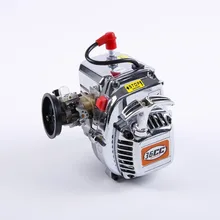 1/5 Rovan rc автозапчасти запчасти двигателя 36CC 4 болта хромированные Чехлы двигателя с Walbro1107 carb. И NGK Свеча зажигания 81021