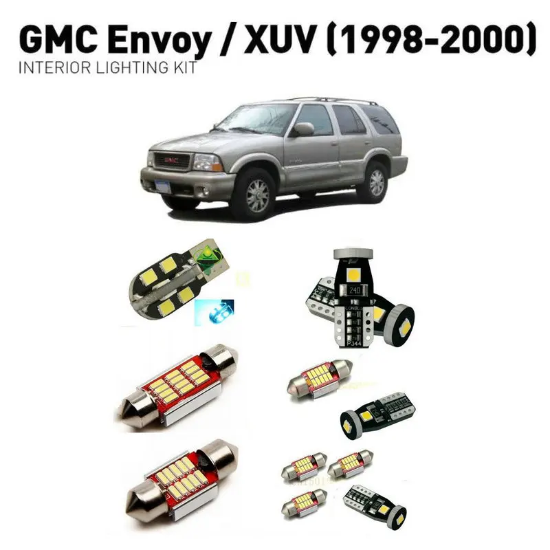 

Led interior lights For GMC envoy/xuv 1998-2000 14pc Led Lights For Cars lighting kit automotive bulbs Canbus