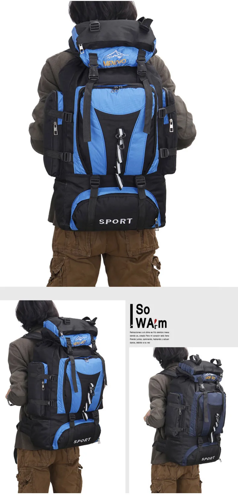 Походные рюкзаки для отдыха на природе, спортивная сумка, рюкзак для путешествий, спортивный рюкзак, нейлоновая сумка для охоты Mochila, спортивная сумка XA620WA