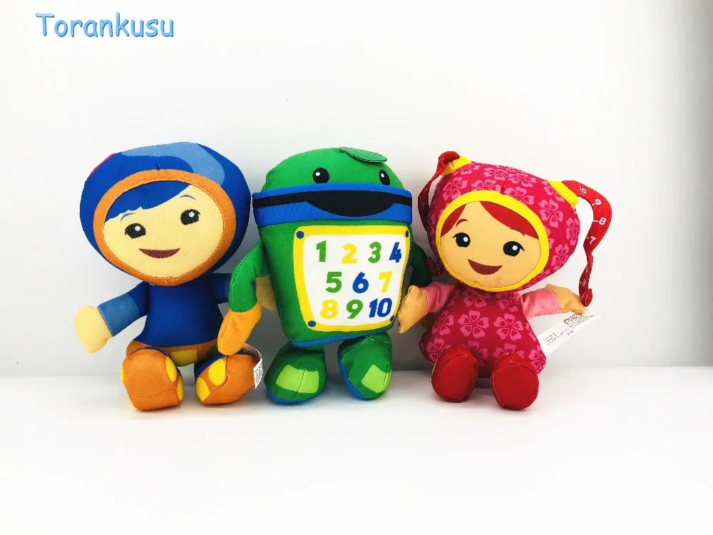 Команда Umizoomi Счетный город маленький брат и сестра бот Милли Гео плюшевые куклы игрушки для детей Рождественский подарок 20 см