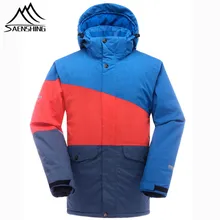 SAENSHING брендовая Лыжная куртка мужская водонепроницаемая супер теплая куртка для сноуборда зимние пальто дышащая уличная одежда для катания на лыжах и сноуборде