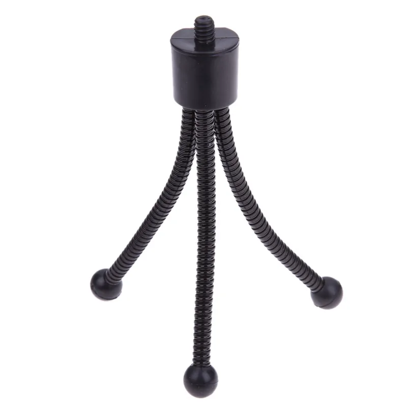 

ALLOYSEED Portable Mini Metal Tripod Ultralight Desktop Flexible Camera Tripod Travel Bracket Holder Mount For Canon Nikon Sony