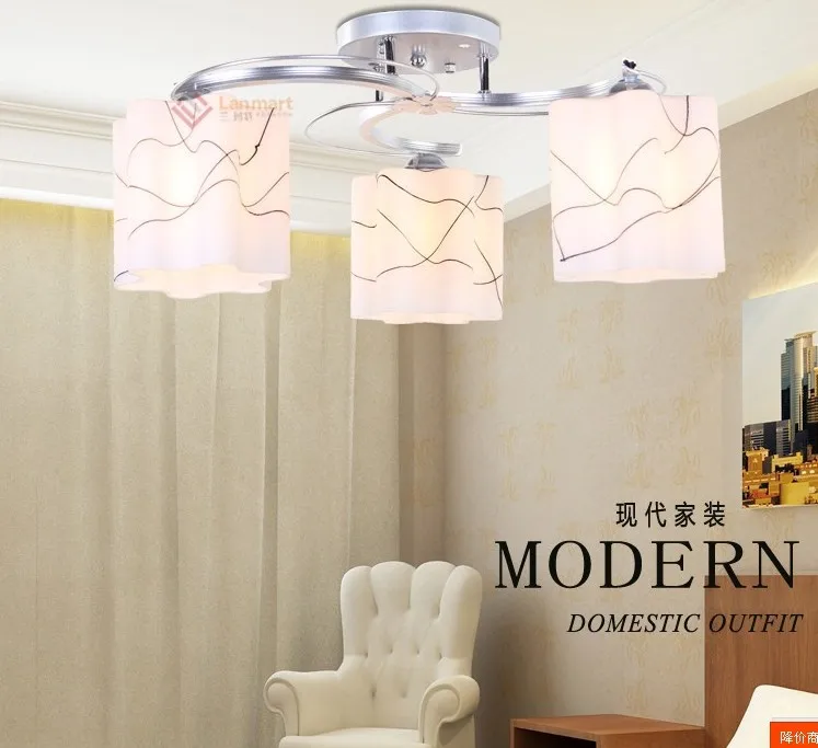 LED chandelier modern minimalist living room lamp bedroom study children's lights restaurant lamps lighting fix | Обустройство