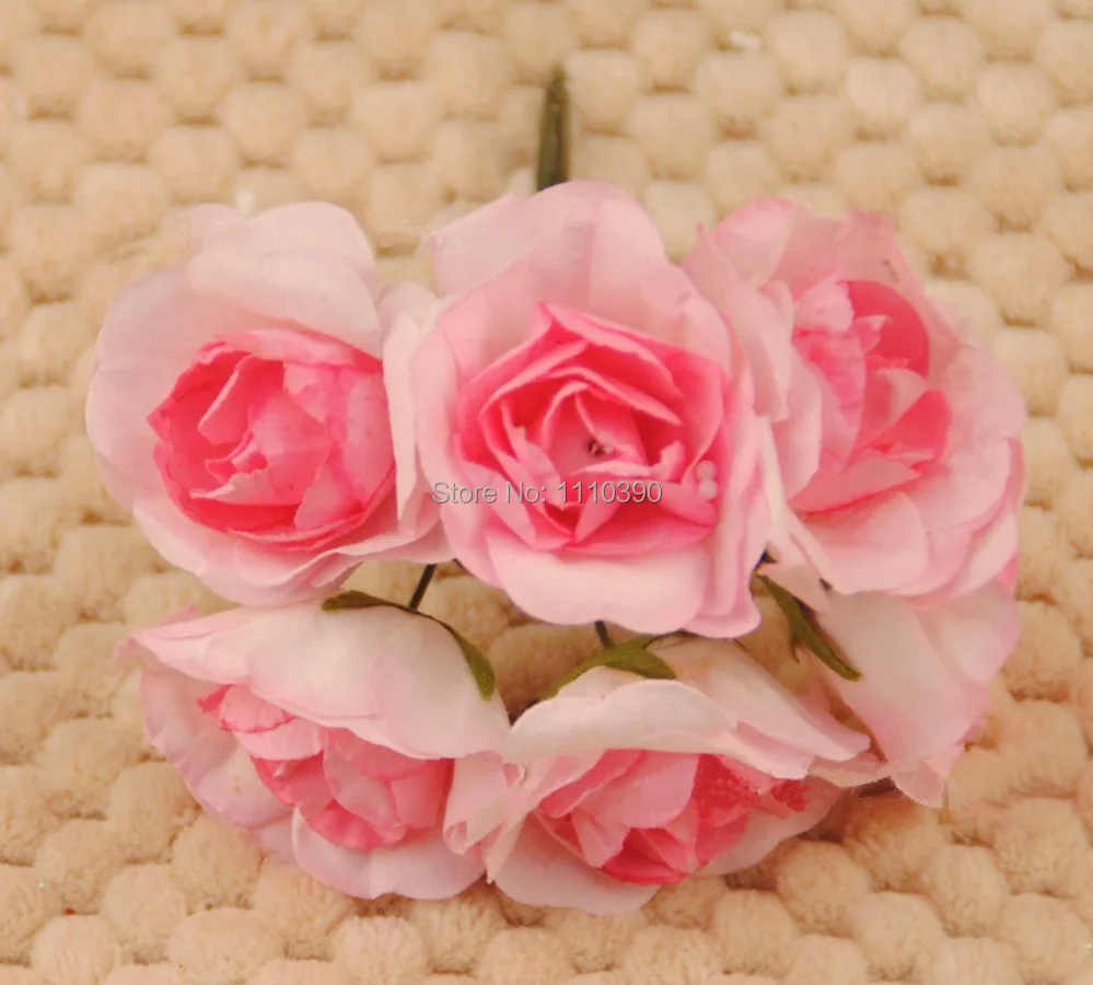 artificial mini paper roses mulberry paper flowers bouquets diy how to make a paper rose flower bouquet