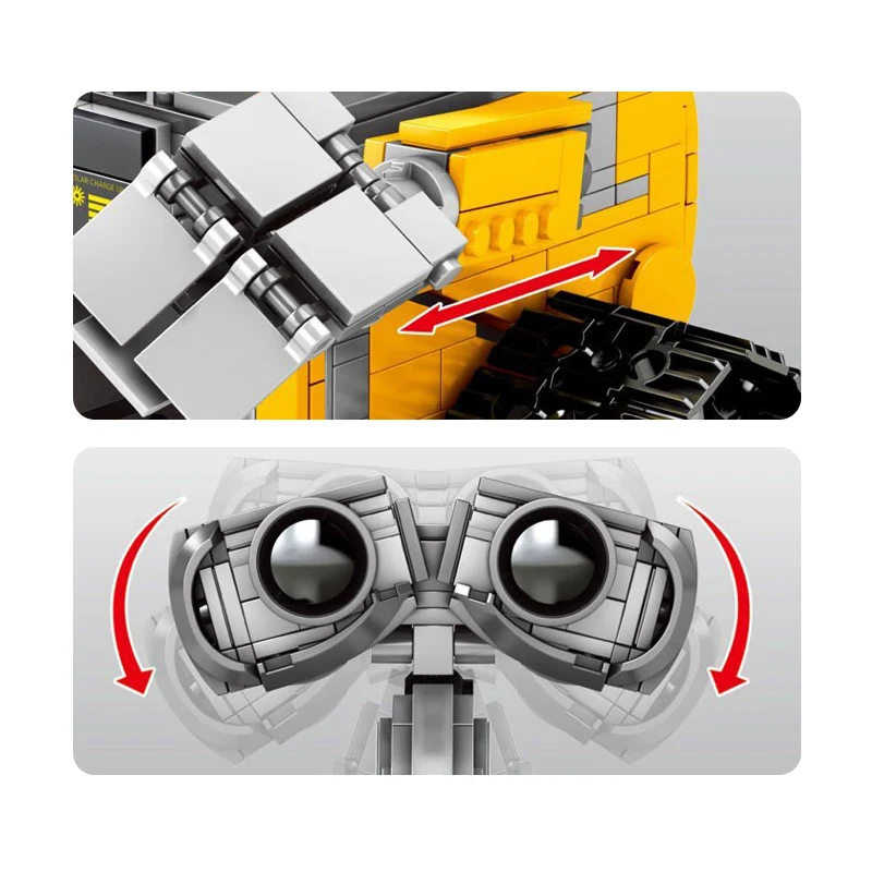 Идеи создатель MOC WALL-E робот RC ЕВА Playmobil строительные блоки Наборы комплекты кирпичей Фильм Дети Marvel Совместимость