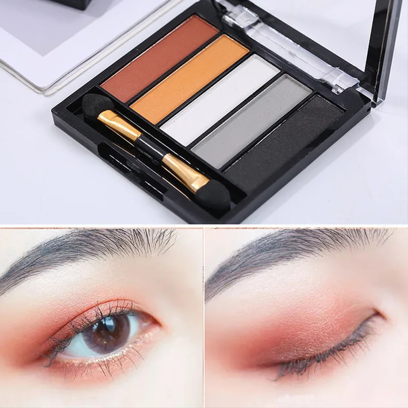 

New product 5 Colors Professional Eyeshadow Palette Shimmer Matte Eye Casual Party Dating Cosmetics Delicate texture