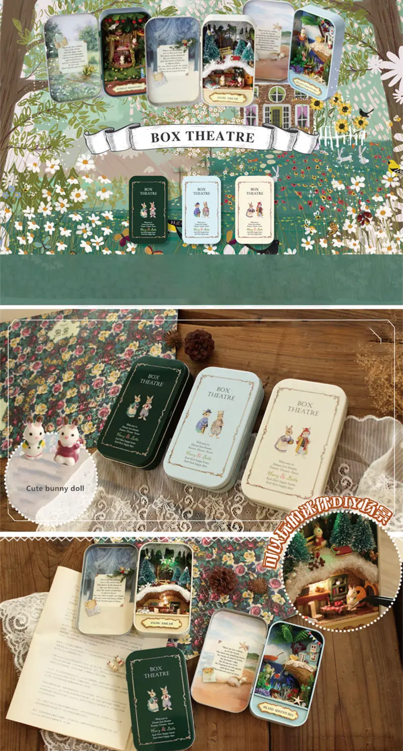 Box Theater Doll House DIY  (1)