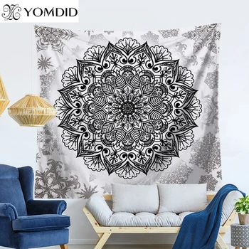 

Indian Mandala Tapestry Wall Hanging Tapestries Printed Carpet Home Decor Geometric Irregular Pattern Table Cloth Tapestry