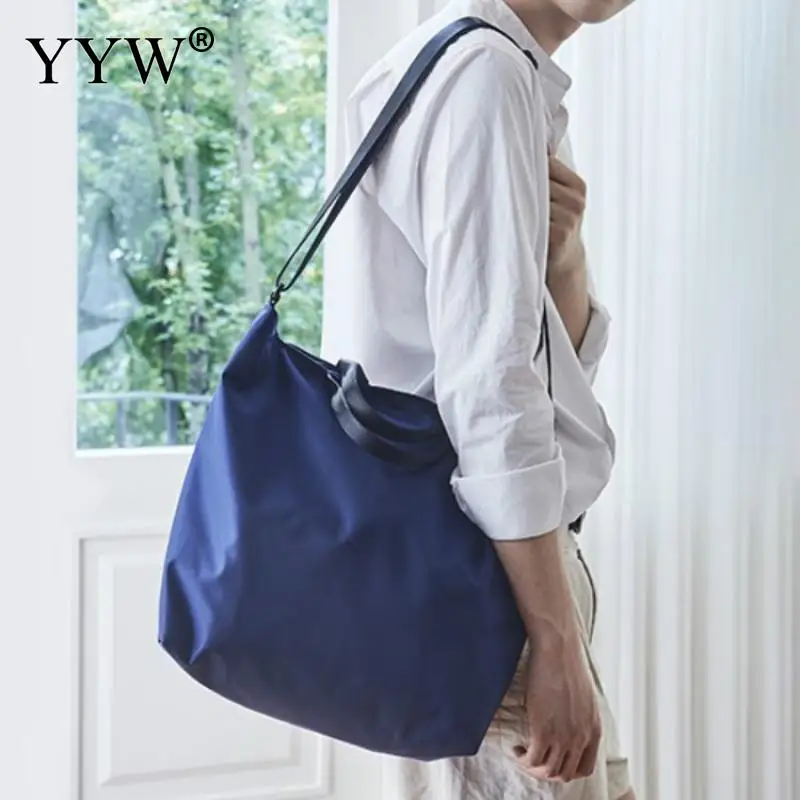 mens black canvas tote bag