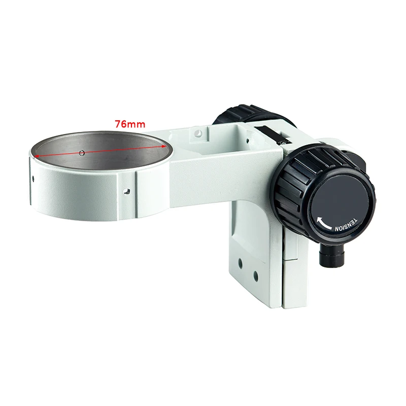  Articulating Pillar Clamp 76mm Microscope Stand Adjustable Direction Arm Stereo Zoom Microscopio Ac