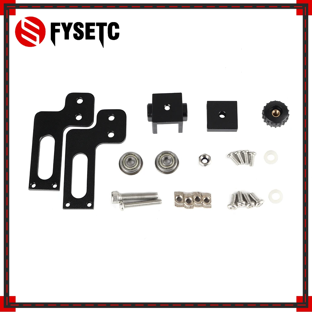 Comprar Piezas de impresora 3D 2040 v slot perfil de aluminio Y axis sincrónico Correa estiramiento enderezamiento plata tensor para Ender 3 Creality