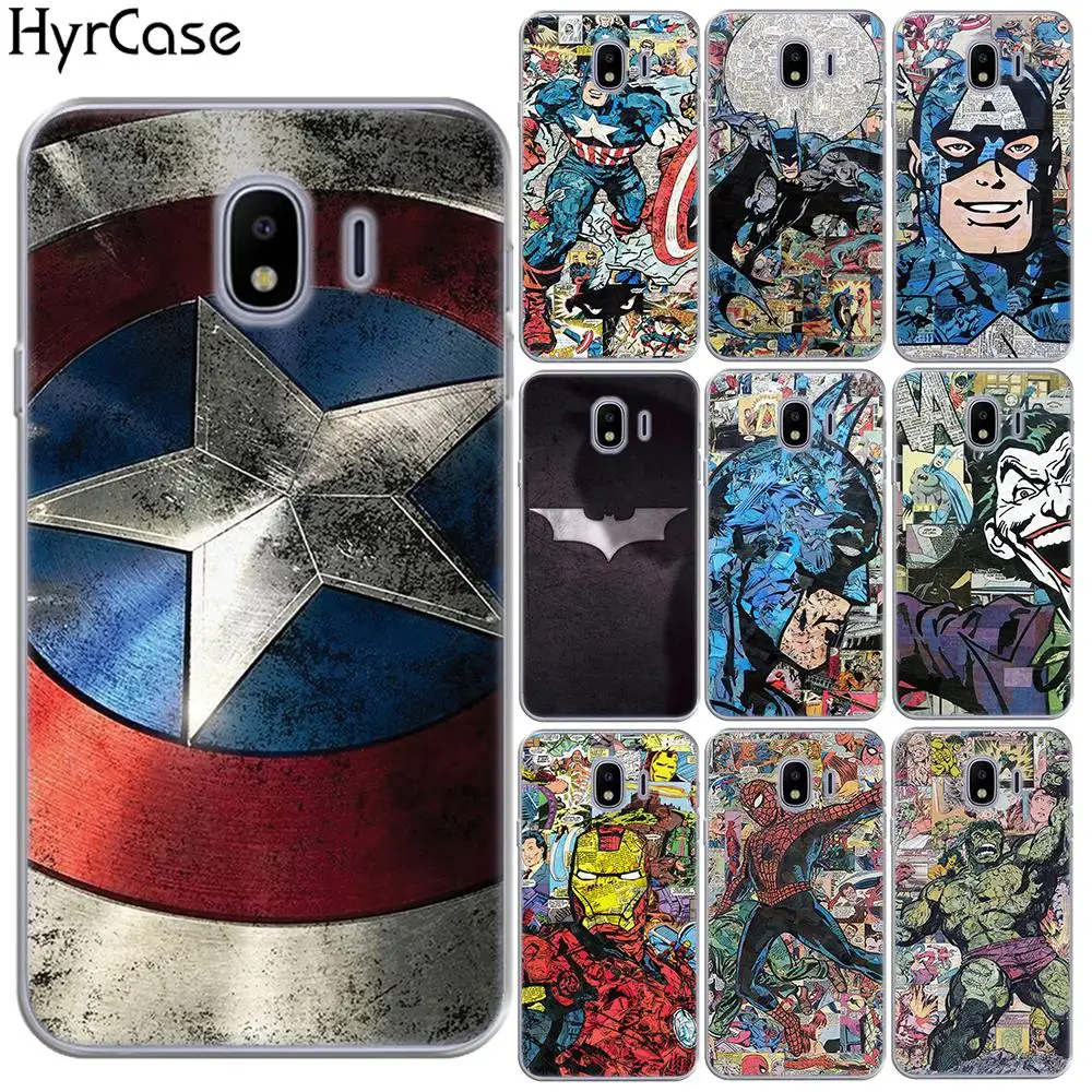 

Super Heros Soft TPU Case Cover For Samsung Galaxy J3 J5 J7 2016 2017 J2 J5 Prime Pro J3 J4 J6 J7 J8 2018 Note 3 4 5 8 9 Capa