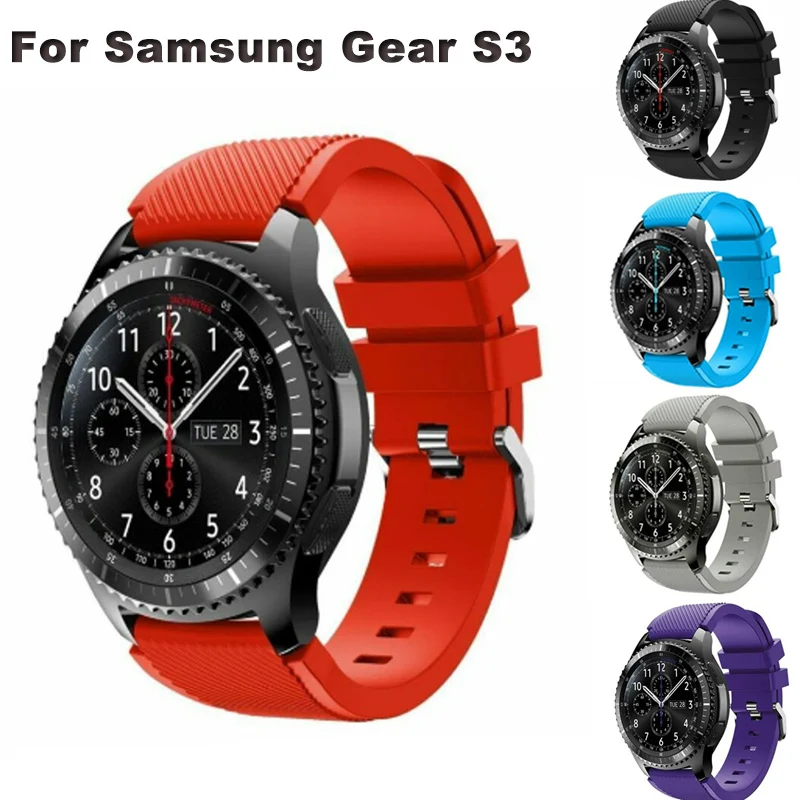 

Smart Watchband for Samsung Gear S3 Frontier 22mm Soft Replacement Sport Strap for Samsung Gear S3 Classic Galaxy Watch 46mm