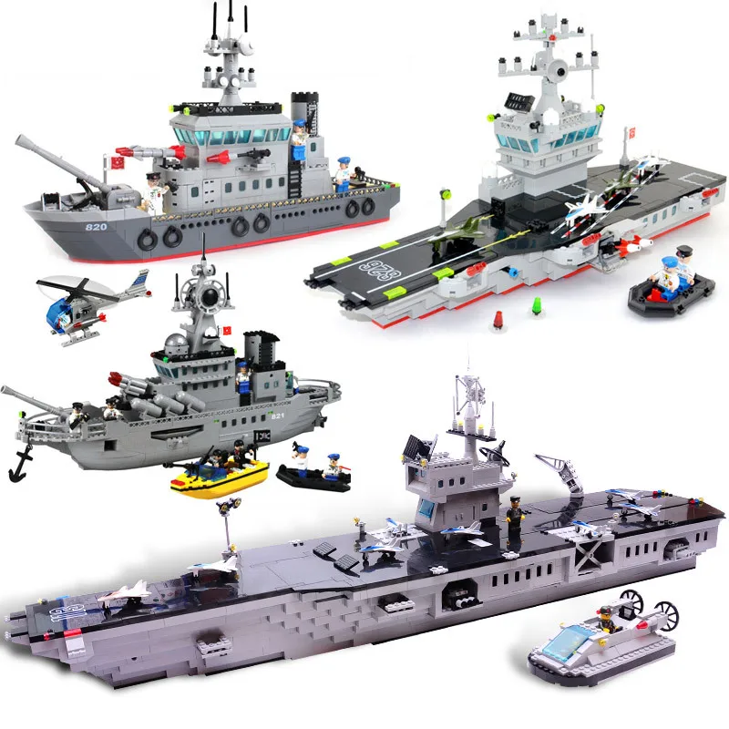 Образовательная коллекция Warship военный строительный блок совместимые с Lme